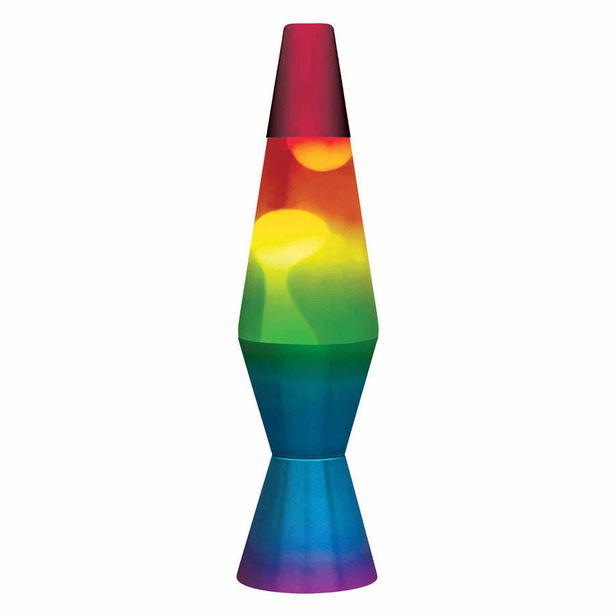 11.5″ LAVA LAMP RAINBOW – WHITE/TRICOLOR Z3