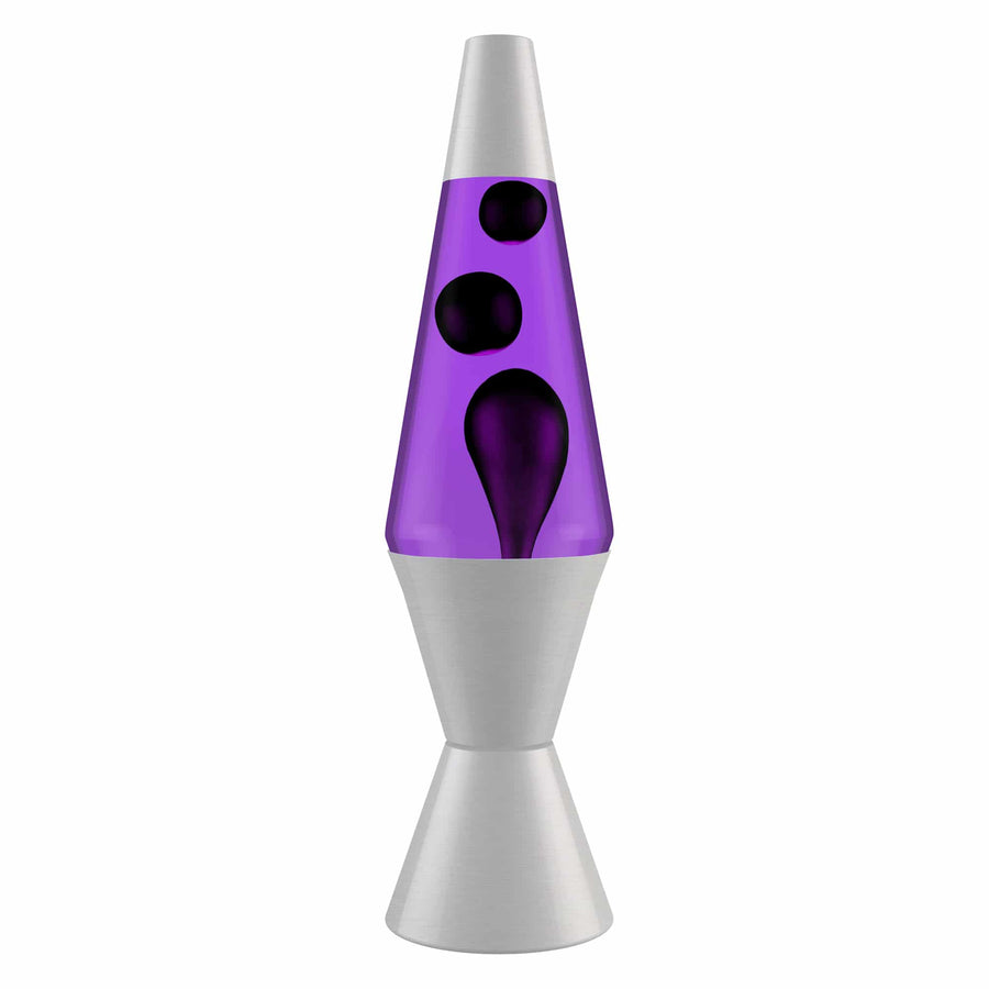 14.5’’ LAVA LAMP – BLACK & PURPLE L4