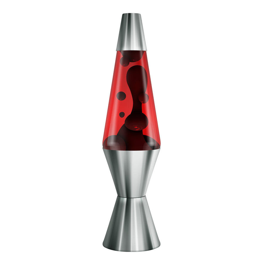 14.5″ LAVA LAMP CHROME PLATED CRIMSON R9