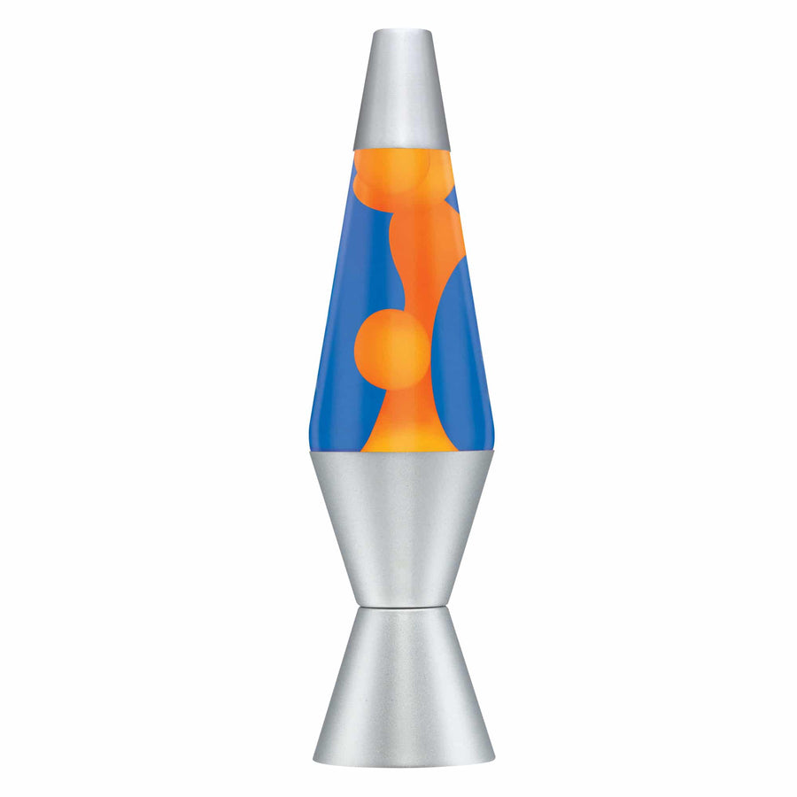 14.5” LAVA LAMP – ORANGE/BLUE/SILVER B8