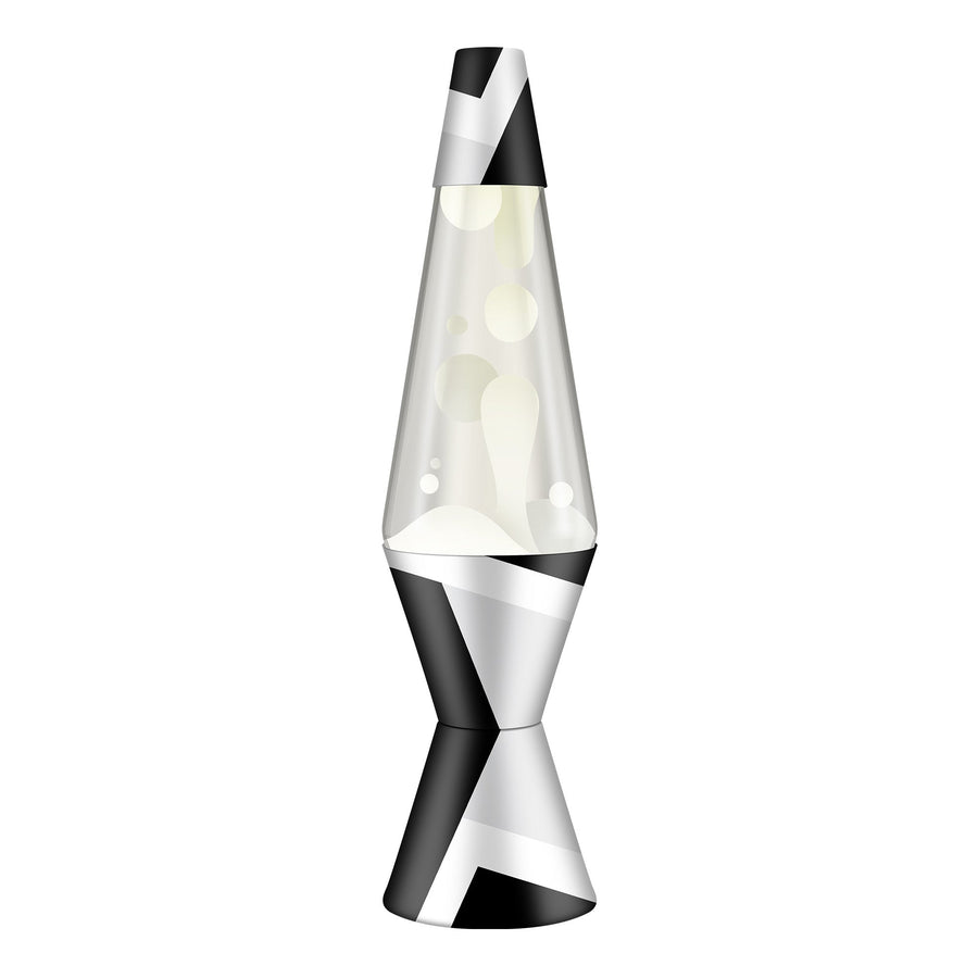 14.5″ LAVA LAMP POLYGONAL WHITE TONE S3