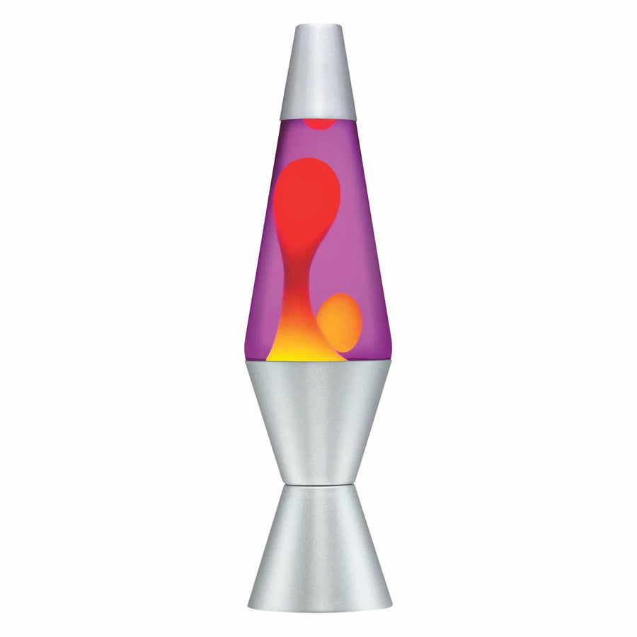 14.5” LAVA LAMP – YELLOW/PURPLE/SILVER C6