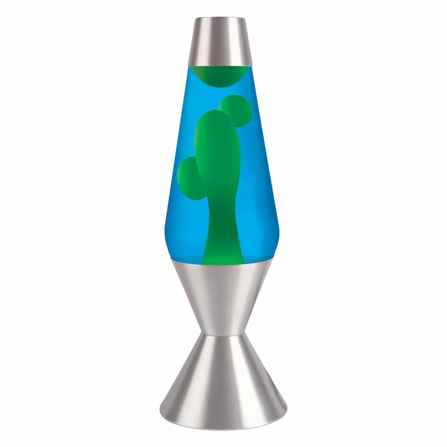 16.3″ LAVA LAMP – YELLOW/BLUE/SILVER D9
