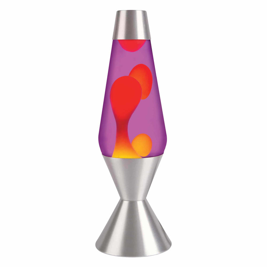 16.3″ LAVA LAMP – YELLOW/PURPLE/SILVER R9